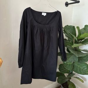 Black babydoll dress